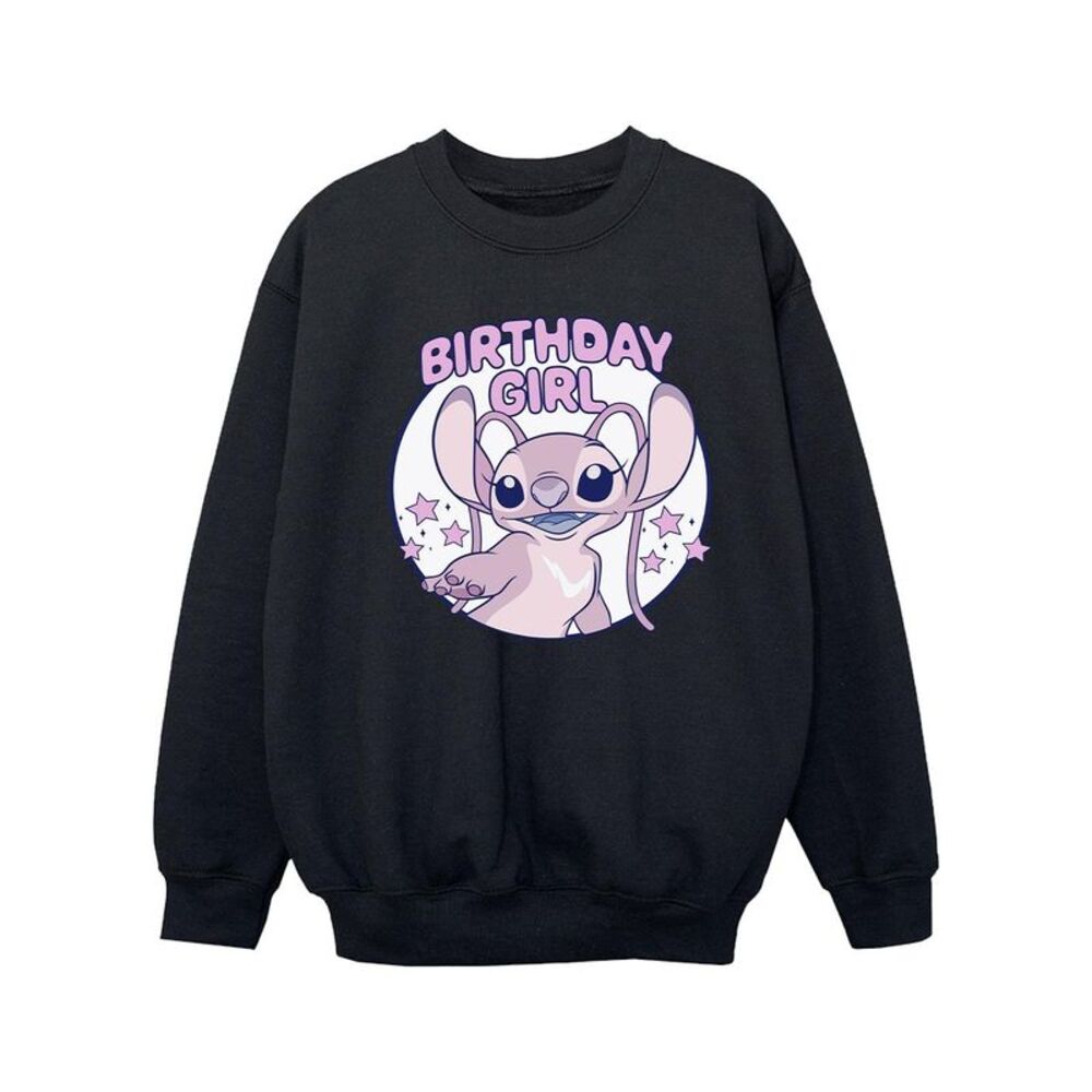 Lilo & Stitch Girls Birthday Sweatshirt / Black